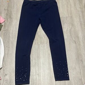 4/$30 Navy Leggings with Rhinestone Accents